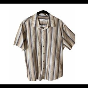 Calvin Klein Casual Shirt Size Large